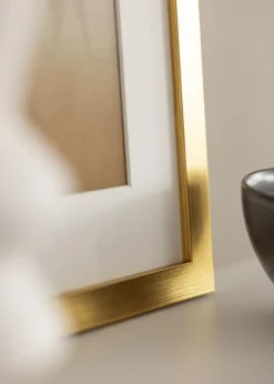 Ramme Gold Wood Akrylglas 60x80 cm