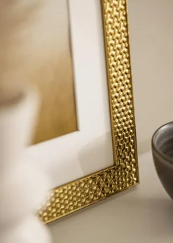 Ramme Grace Guld 40x50 cm - Passepartout Hvid 12x15 inches