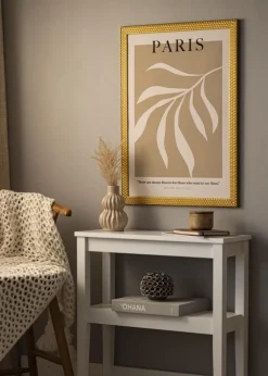 Ramme Grace Guld 40x50 cm - Passepartout Hvid 30x38 cm