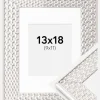 Ramme Grace Sølv 13x18 cm - Passepartout Hvid 10x12 cm