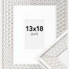 Ramme Grace Sølv 13x18 cm - Passepartout Hvid 7x10 cm