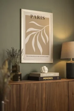 Ramme Grace Sølv 30x40 cm - Passepartout Hvid 20x28 cm