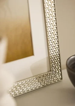 Ramme Grace Sølv 50x70 cm - Passepartout Hvid 16x24 inches