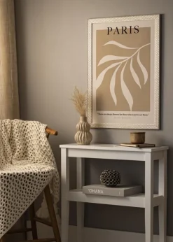 Ramme Grace Sølv 40x60 cm - Passepartout Hvid 32,9x48,3 cm (A3+)