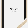 Ramme Grimsåker Eg 60x90 cm - Passepartout Sort 50x80 cm