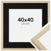 Ramme Grimsåker Eg 40x40 cm - Passepartout Sort 30x30 cm