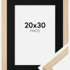 Ramme Grimsåker Eg 20x30 cm - Passepartout Sort 15x22 cm