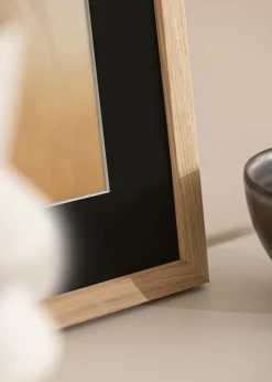 Ramme Grimsåker Eg 13x18 cm - Passepartout Sort 9x13 cm