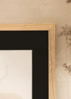 Ramme Grimsåker Eg 45x60 cm - Passepartout Sort 30x45 cm