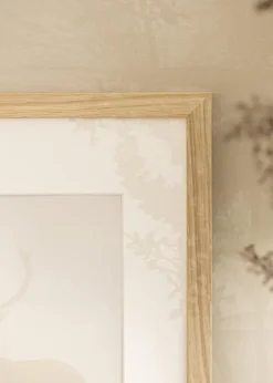 Ramme Grimsåker Eg 40x100 cm - Passepartout Hvid 30x91 cm