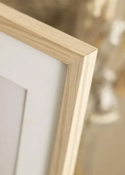 Ramme Grimsåker Eg 60x80 cm - Passepartout Hvid 50x70 cm