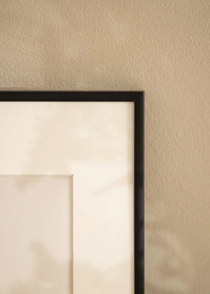 Ramme Helsingfors Sort - Valgfri Størrelse (Plexiglas)