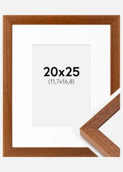 Ramme Hermes Bog 20x25 cm - Passepartout Hvid 5x7 inches