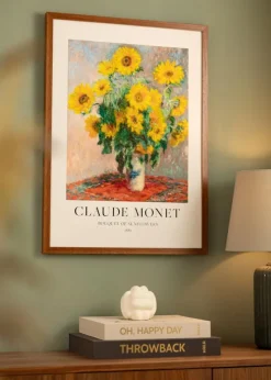 Ramme Hermes Bog 60x80 cm - Passepartout Hvid 20x28 inches