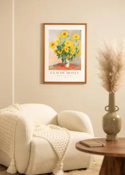 Ramme Hermes Bog 70x100 cm - Passepartout Hvid 50x85 cm