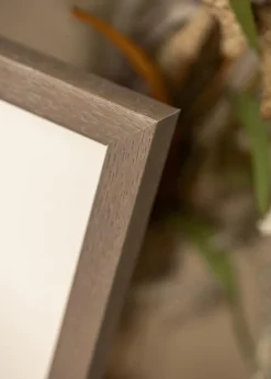 Ramme Hermes Grå 45x60 cm - Passepartout Hvid 13x18 inches