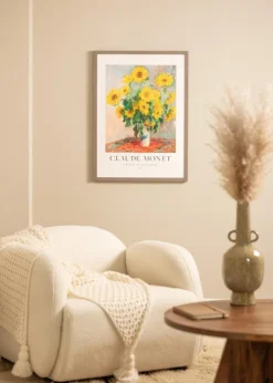 Ramme Hermes Grå 60x70 cm - Passepartout Hvid B2 500x707 mm