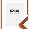 Ramme Hermes Kirsebær 50x60 cm - Passepartout Hvid 14x18 inches