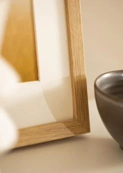 Ramme Hermes Naturlig Eg 40x50 cm - Passepartout Hvid 29,7x42 cm