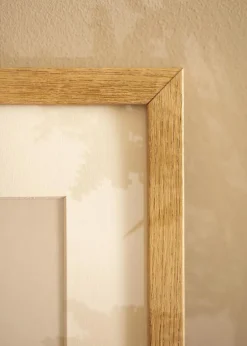 Ramme Hermes Naturlig Eg 60x70 cm - Passepartout Hvid 50x56 cm