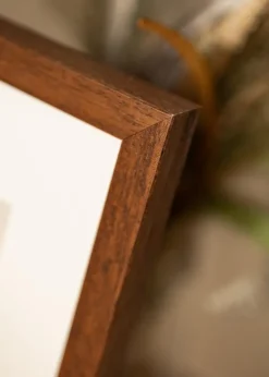 Ramme Hermes Teak 50x70 cm - Passepartout Hvid 33x56 cm