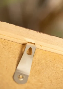 Ramme Hermes Teak 60x60 cm - Passepartout Hvid 50x50 cm