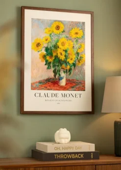 Ramme Hermes Teak 30x45 cm - Passepartout Hvid 8x14 inches