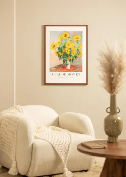 Ramme Hermes Teak 45x60 cm - Passepartout Hvid 13x19 inches