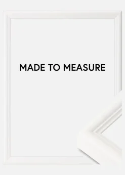 Ramme Högbo Hvid - Valgfri Størrelse (Plexiglas)