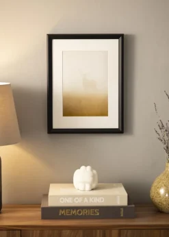 Ramme Högbo Sort - Valgfri Størrelse (Plexiglas)