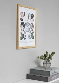 Ramme Hoei Bambus 50x70 cm - Passepartout Hvid 39x60 cm