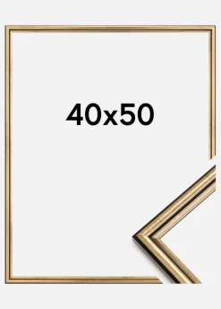 Ramme Horndal Akrylglas Guld 40x50 cm