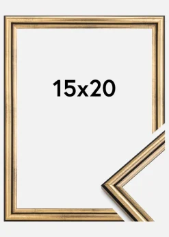 Ramme Horndal Akrylglas Guld 15x20 cm