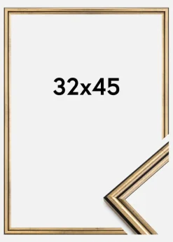 Ramme Horndal Akrylglas Guld 32x45 cm