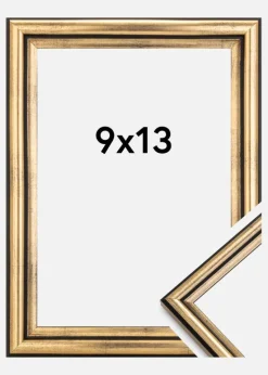 Ramme Horndal Akrylglas Guld 9x13 cm