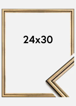 Ramme Horndal Akrylglas Guld 24x30 cm