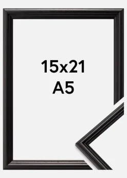 Ramme Horndal Akrylglas Sort 15x21 cm (A5)