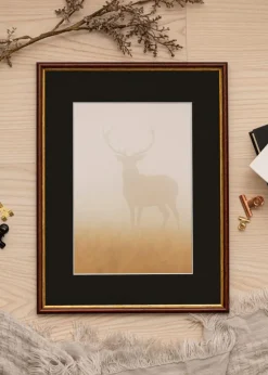 Ramme Horndal Brun 45x60 cm - Passepartout Sort 32x45 cm