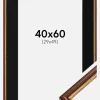 Ramme Horndal Brun 40x60 cm - Passepartout Sort 30x50 cm