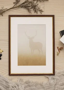 Ramme Horndal Brun 30x40 cm - Passepartout Hvid 8x12 inches