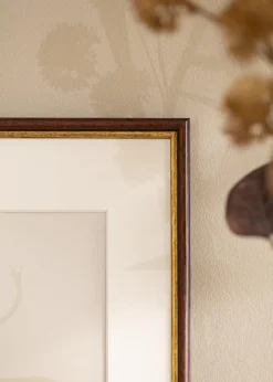 Ramme Horndal Brun 50x60 cm - Passepartout Hvid 35x45 cm
