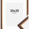Ramme Horndal Brun 20x25 cm - Passepartout Hvid 15x20 cm