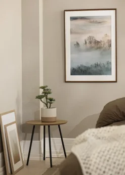 Ramme Horndal Brun 50x50 cm - Passepartout Hvid 40x40 cm