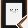 Ramme Horndal Brun 20x25 cm - Passepartout Sort 15x20 cm