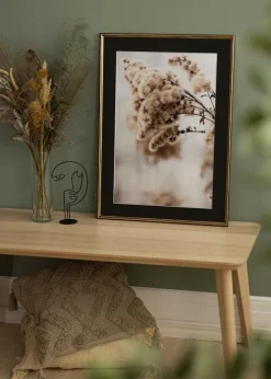 Ramme Horndal Guld 50x60 cm - Passepartout Sort 16x20 inches