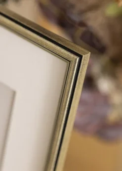 Ramme Horndal Sølv 24x30 cm - Passepartout Hvid 6x8 inches