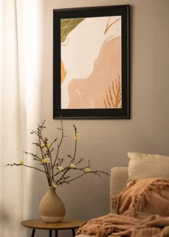 Ramme Horndal Sort 50x60 cm - Passepartout Sort 35x45 cm