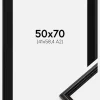 Ramme Horndal Sort 50x70 cm - Passepartout Sort 42x59,4 cm (A2)