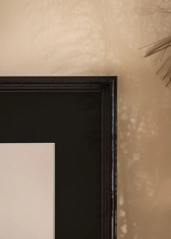 Ramme Horndal Sort 13x18 cm - Passepartout Sort 10x12 cm