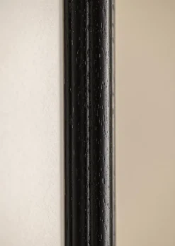 Ramme Horndal Sort 50x70 cm - Passepartout Hvid 33x56 cm